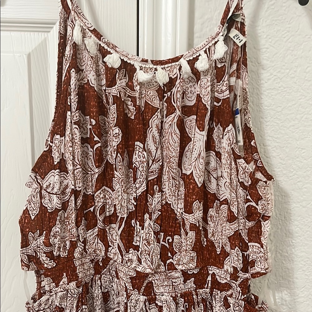 Bohemian Floral Print Dress